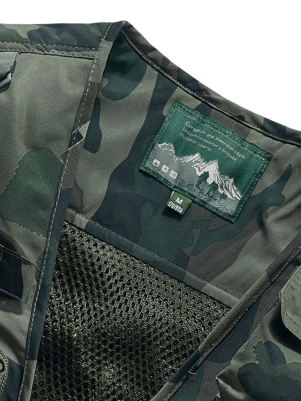 Gilet De Pêche Camouflage Multi-Poches En Maille — photo 10