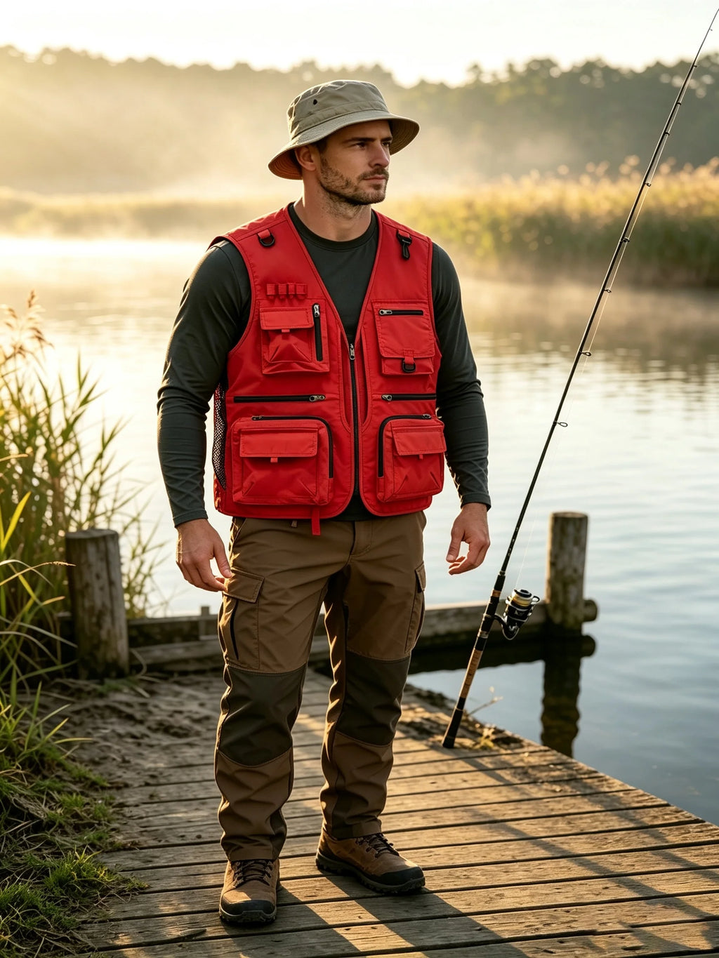 Gilet De Pêche Respirant À Séchage Rapide Pour Homme — photo 3