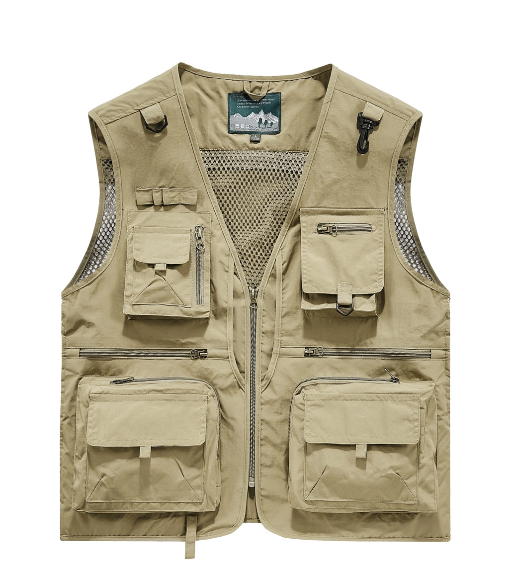 Gilet de Travail Multi-Poches en Maille pour Homme — photo 11