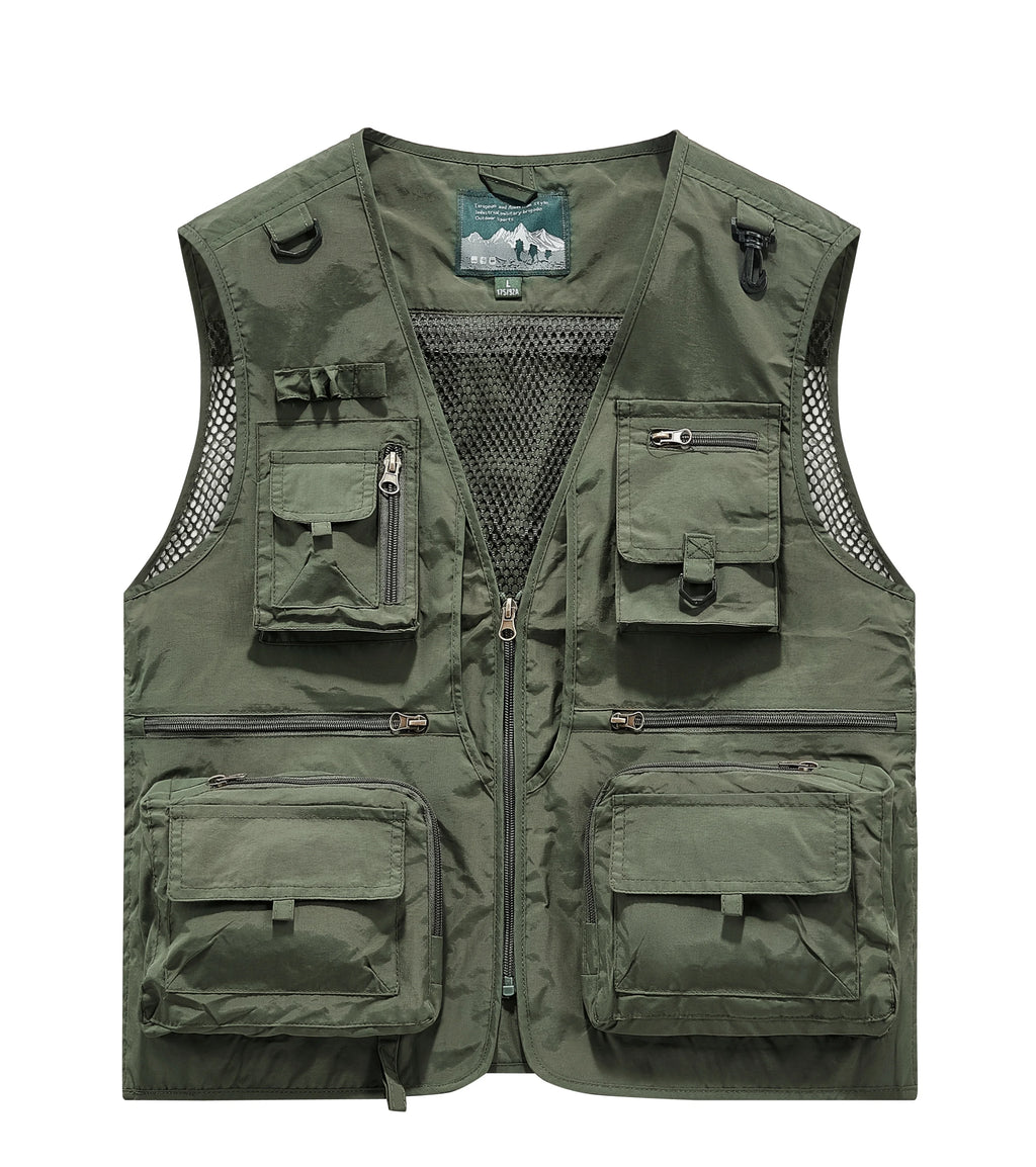 Gilet de Travail Multi-Poches en Maille pour Homme — photo 12