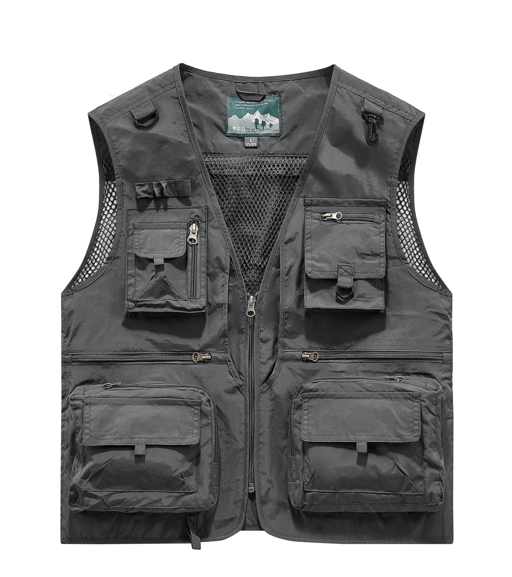 Gilet de Travail Multi-Poches en Maille pour Homme — photo 14