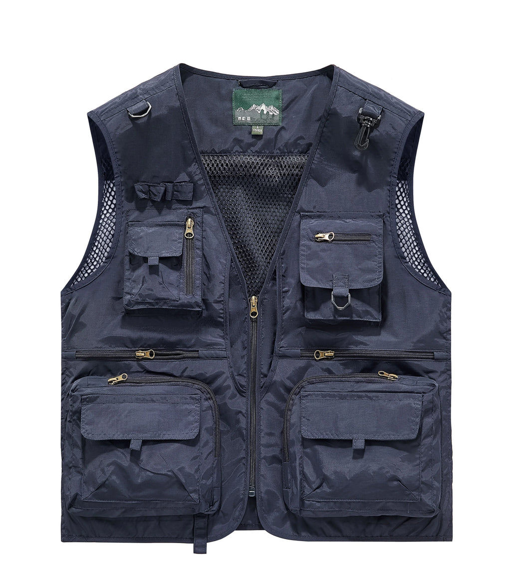 Gilet de Travail Multi-Poches en Maille pour Homme — photo 15