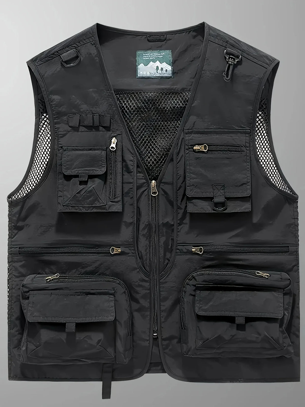 Gilet Décontracté Multi-Poches en Nylon pour Homme — illustration 2 Image