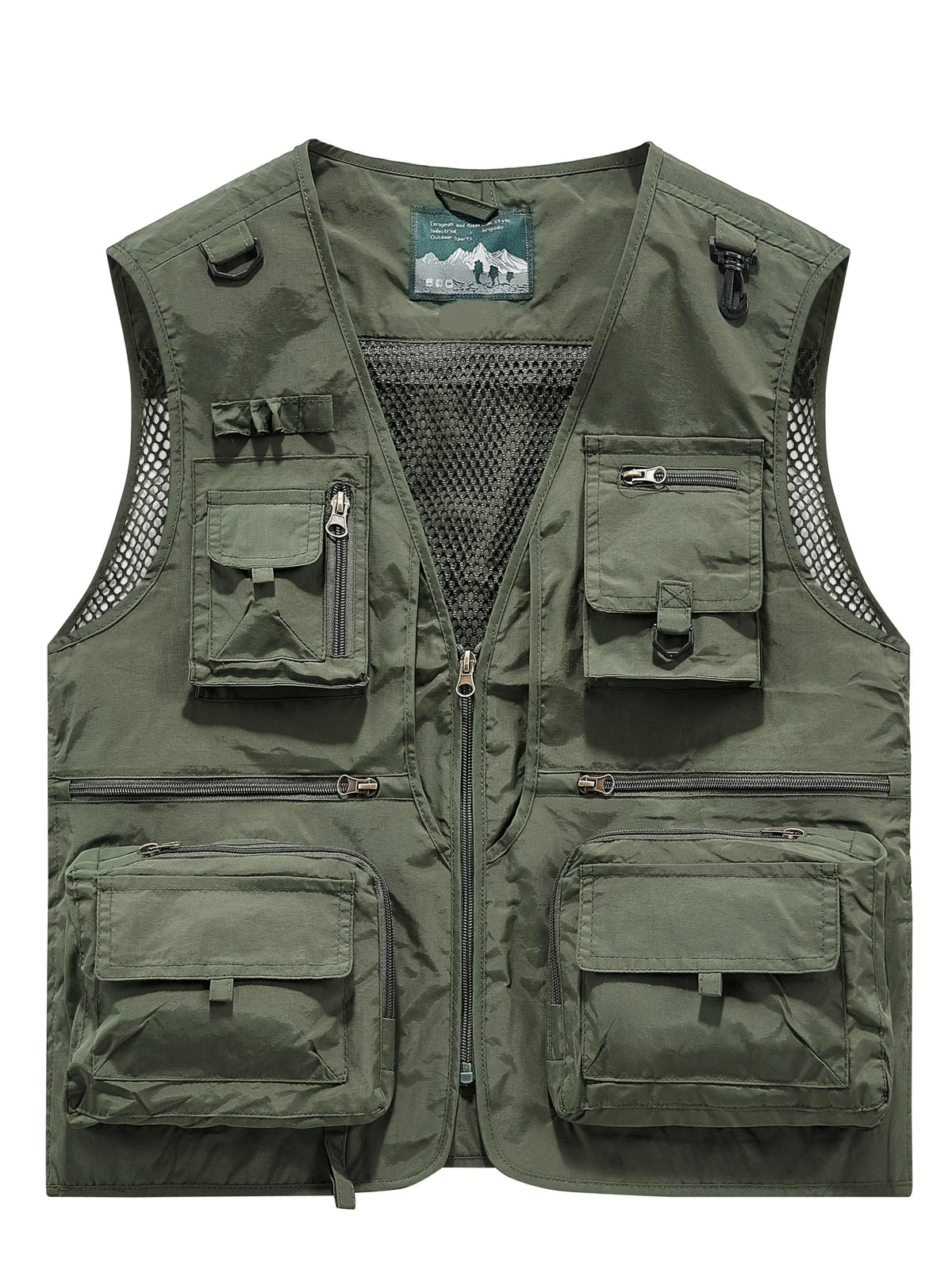 Gilet Décontracté Sans Manches à Multiples Poches — photo 2
