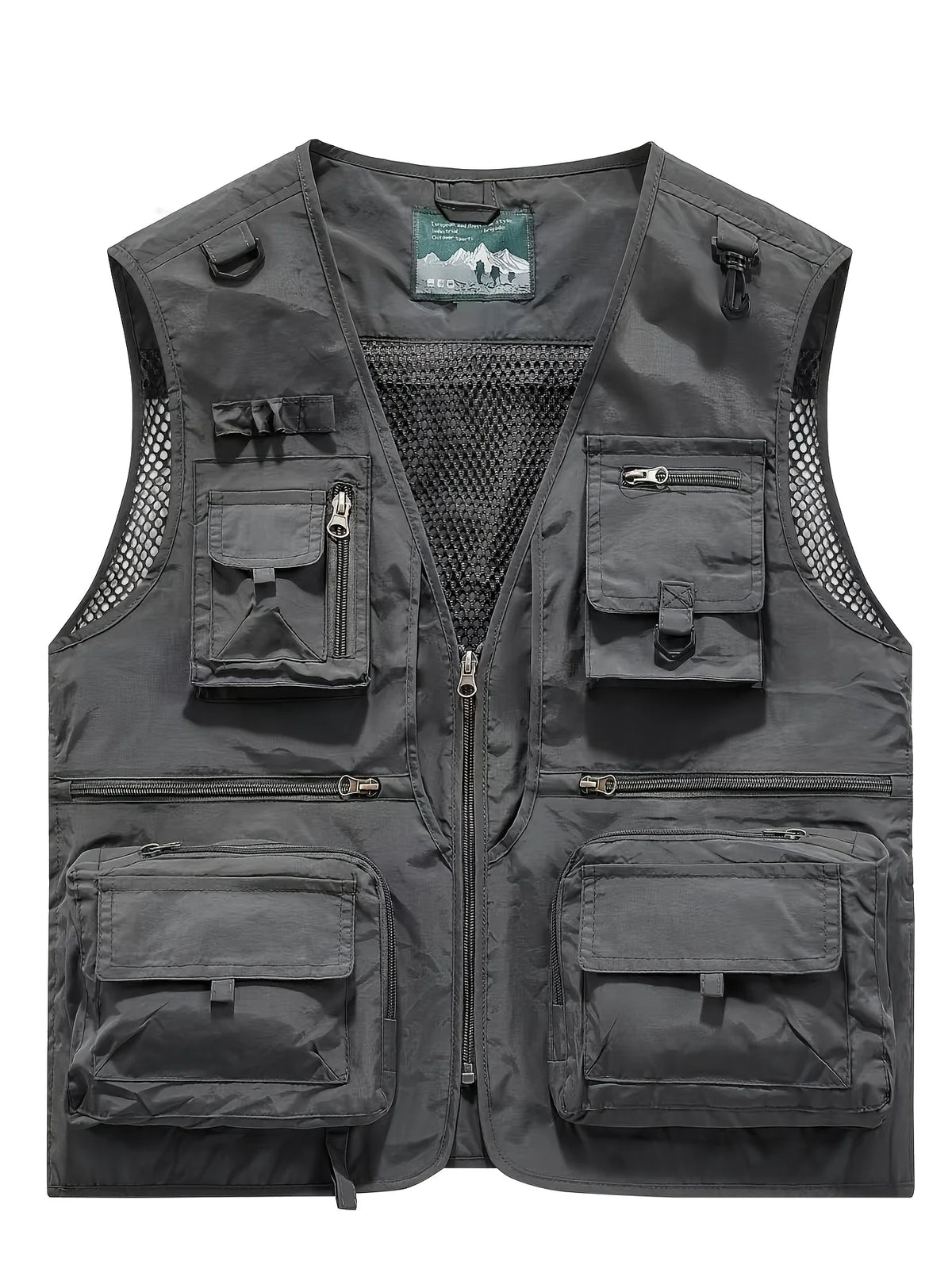 Gilet Décontracté Sans Manches à Multiples Poches — photo 3