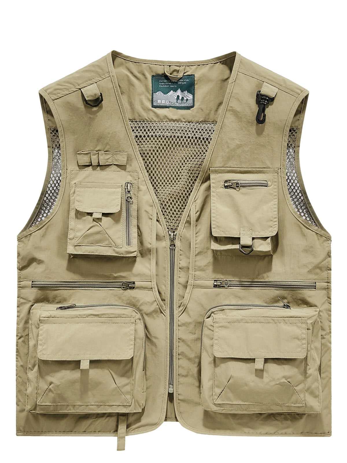 Gilet Décontracté Sans Manches à Multiples Poches — photo 7
