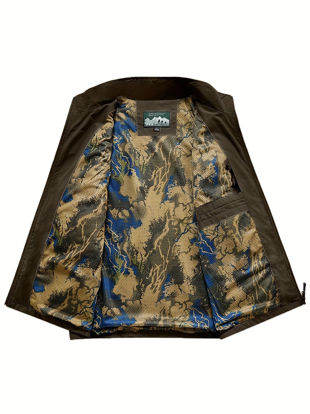 Gilet Léger Respirant Multi-Poches Pour Homme — illustration 2 Image