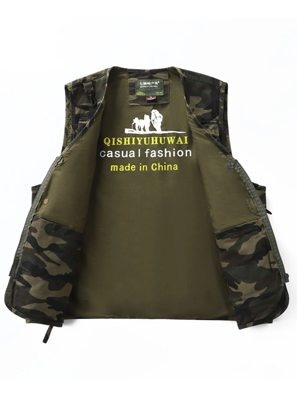 Gilet Sans Manches en Coton à Poches pour Homme — photo 5