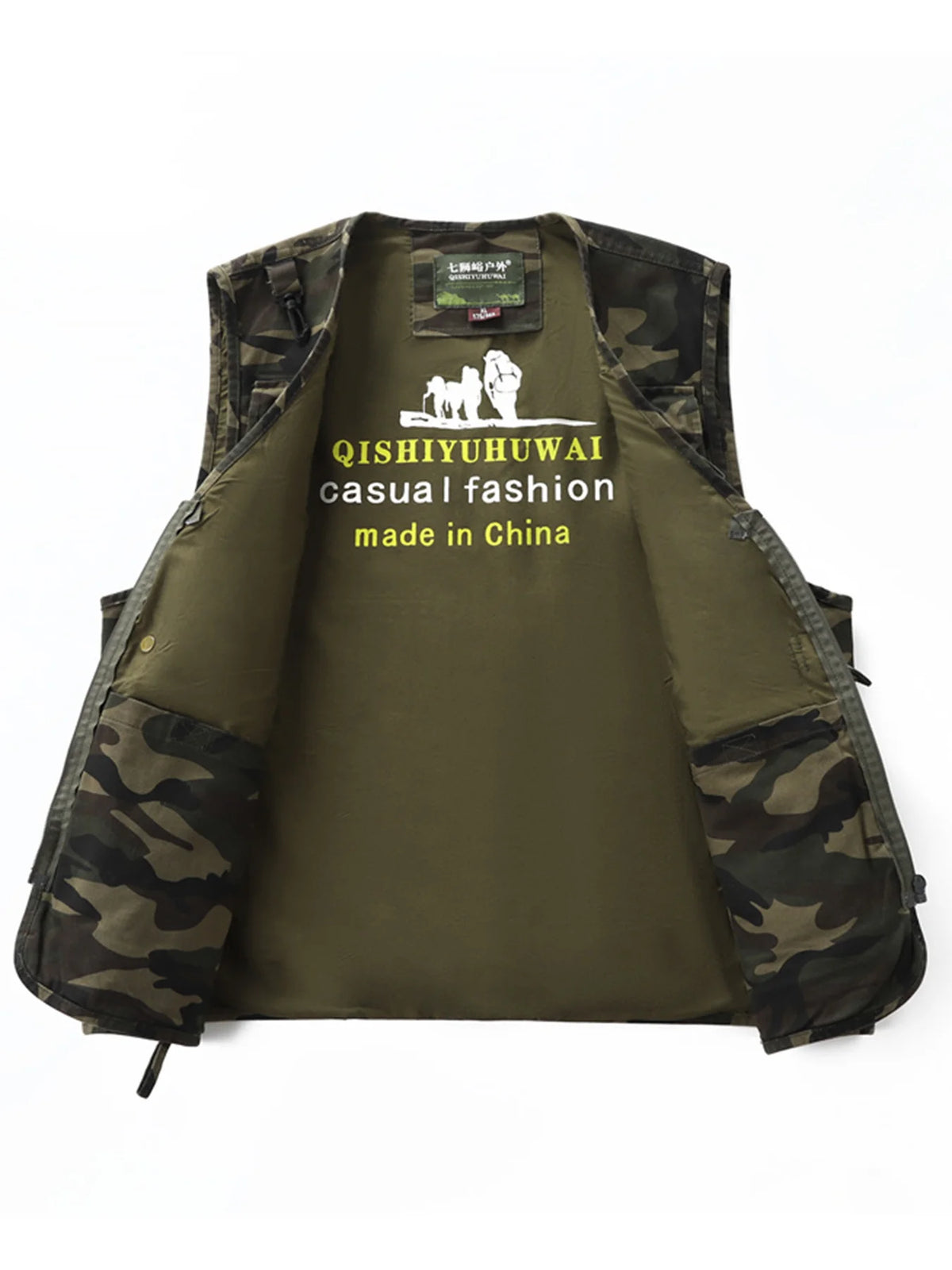 Gilet Sans Manches en Coton à Poches pour Homme — photo 5