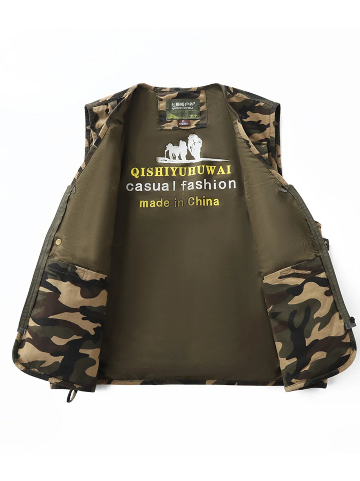 Gilet Sans Manches en Coton à Poches pour Homme — photo 6