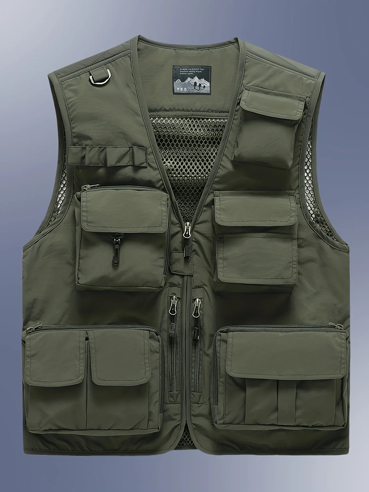 Gilet Sans Manches Respirant À Poches Pour Homme