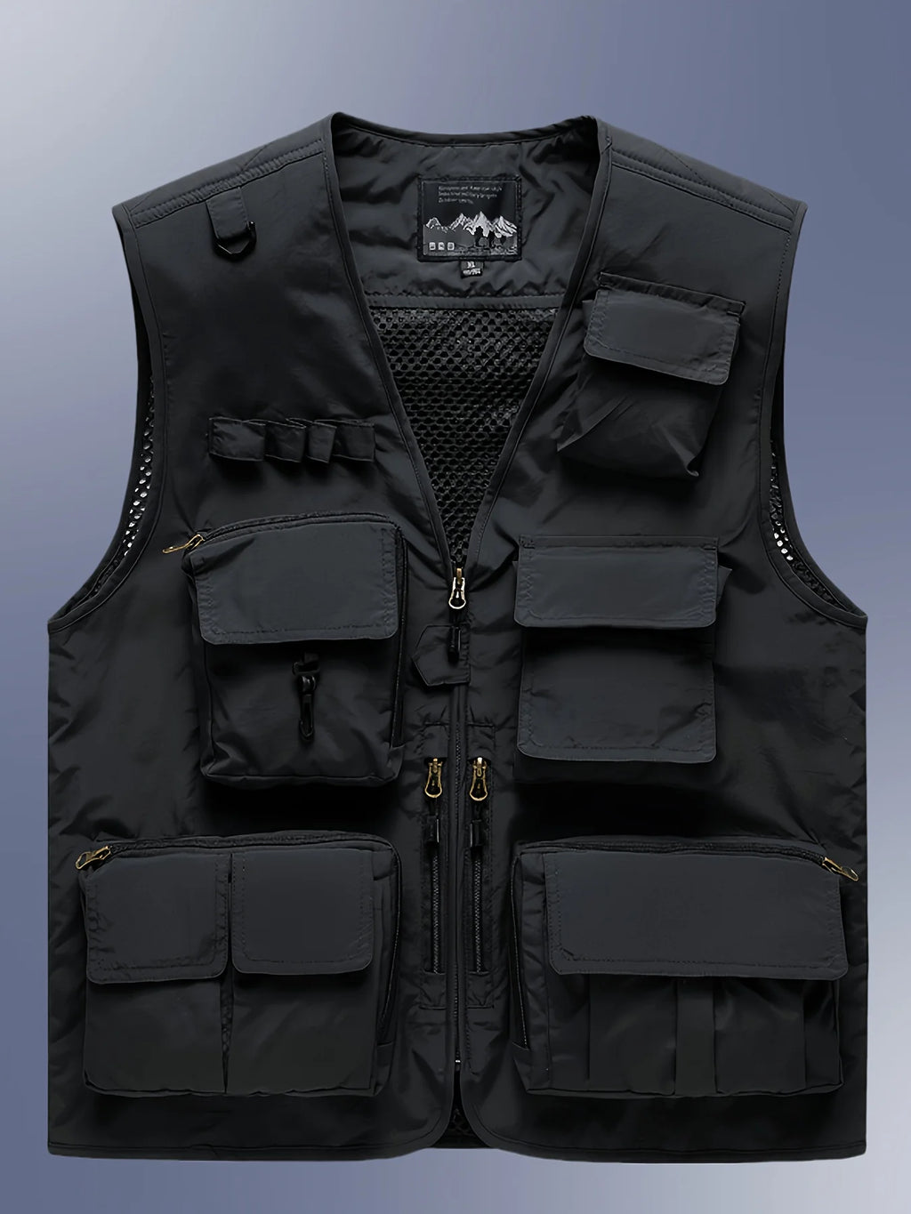 Gilet Sans Manches Respirant À Poches Pour Homme — photo 5