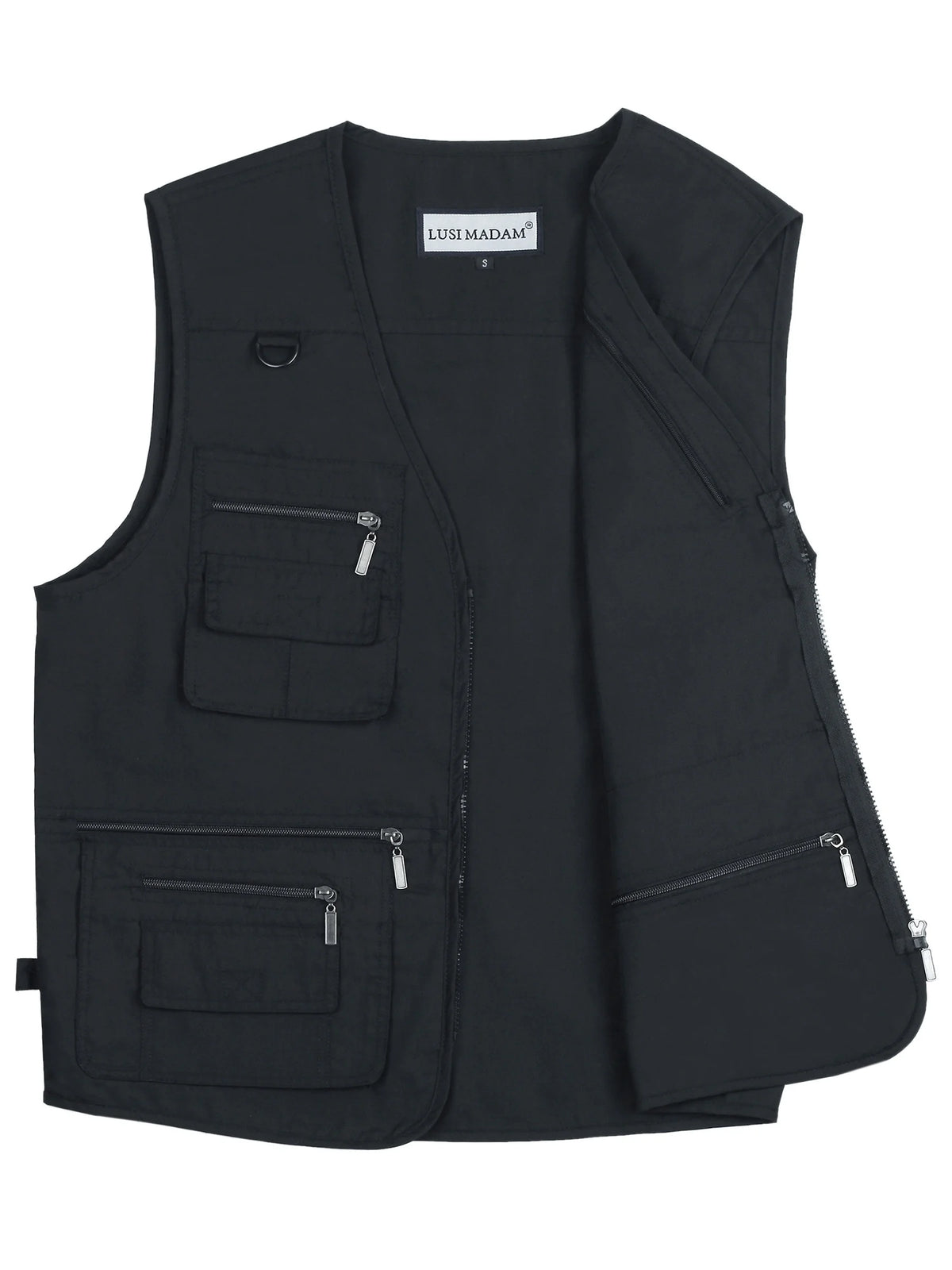 Gilet Zippé Multi-Poches en Polyester pour Homme — photo 6