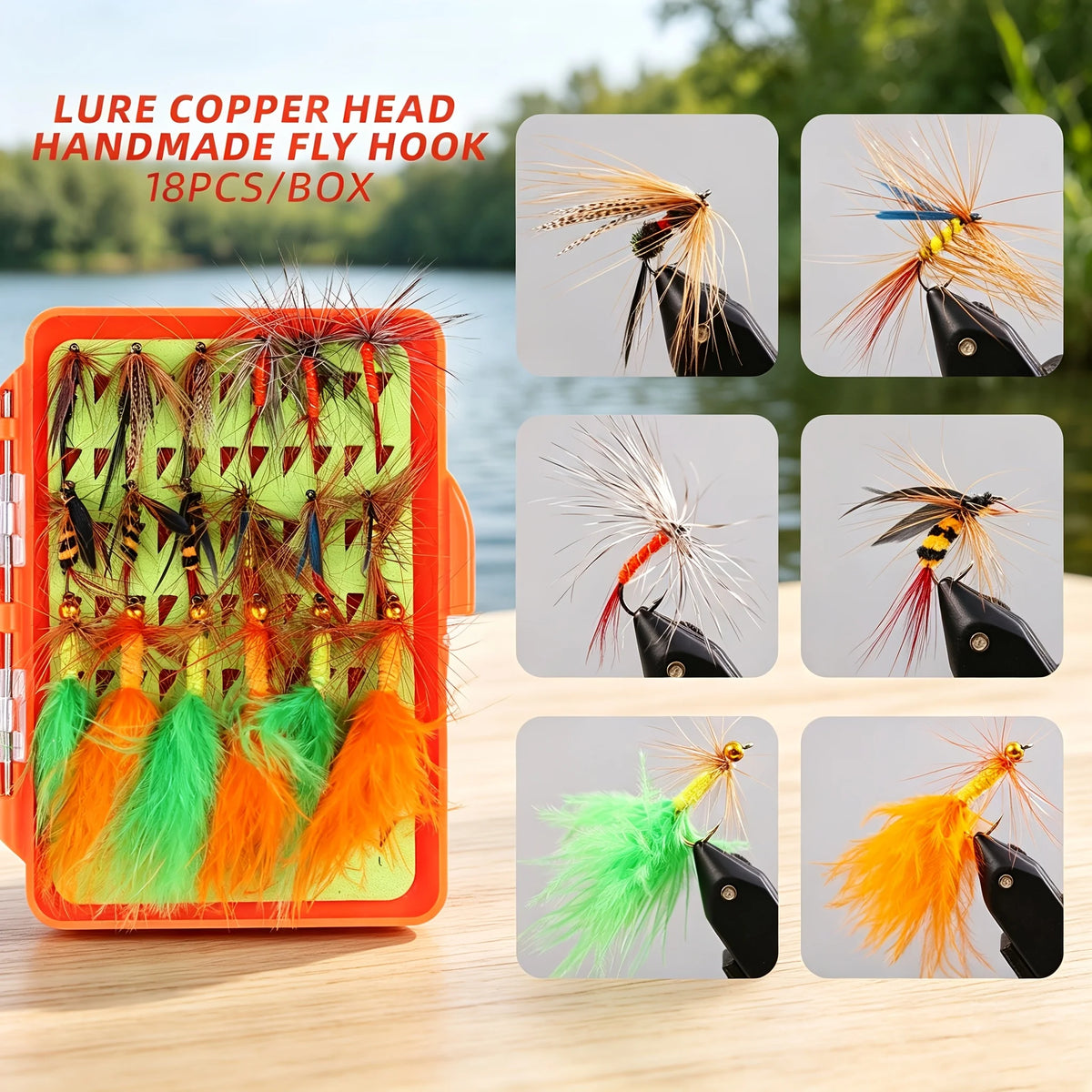 Hameçons De Pêche À La Mouche En Cuivre