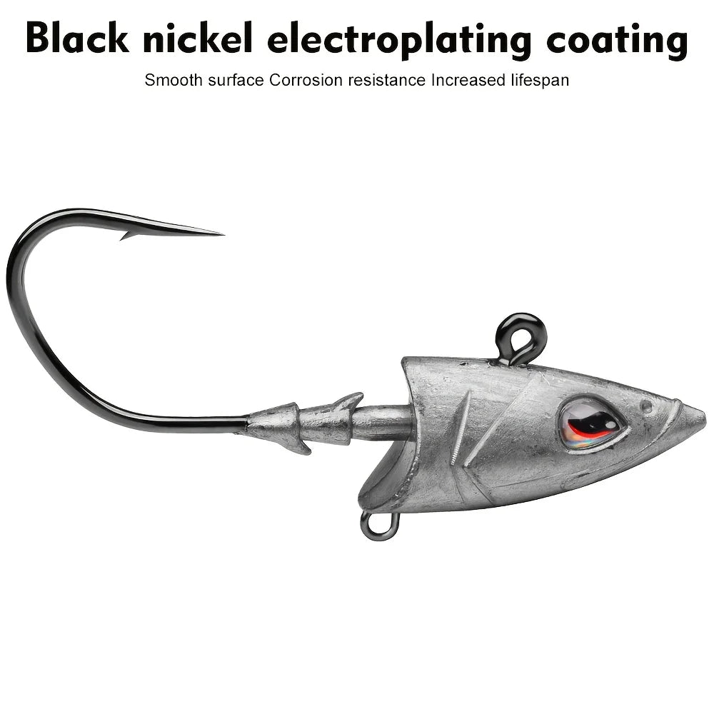 Hameçons Tête Plombée Jigging Avec Yeux 3D — photo 11