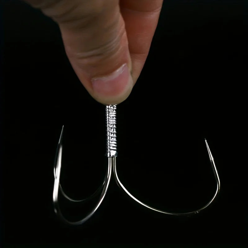 Hameçons Triples Barbless En Acier Carbone — photo 4