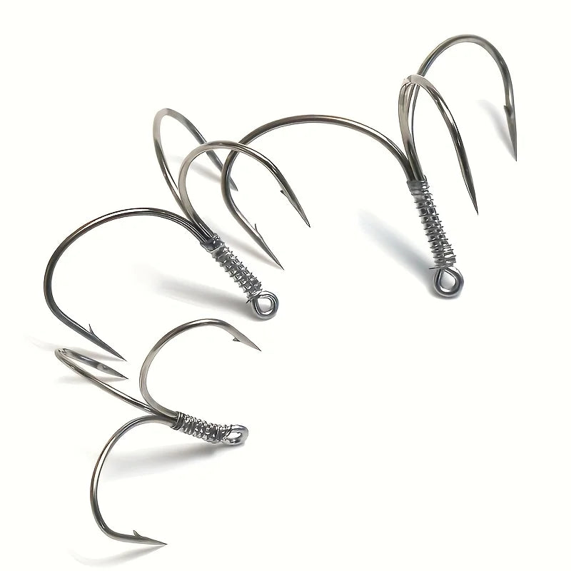 Hameçons Triples Barbless En Acier Carbone — illustration 1 Image
