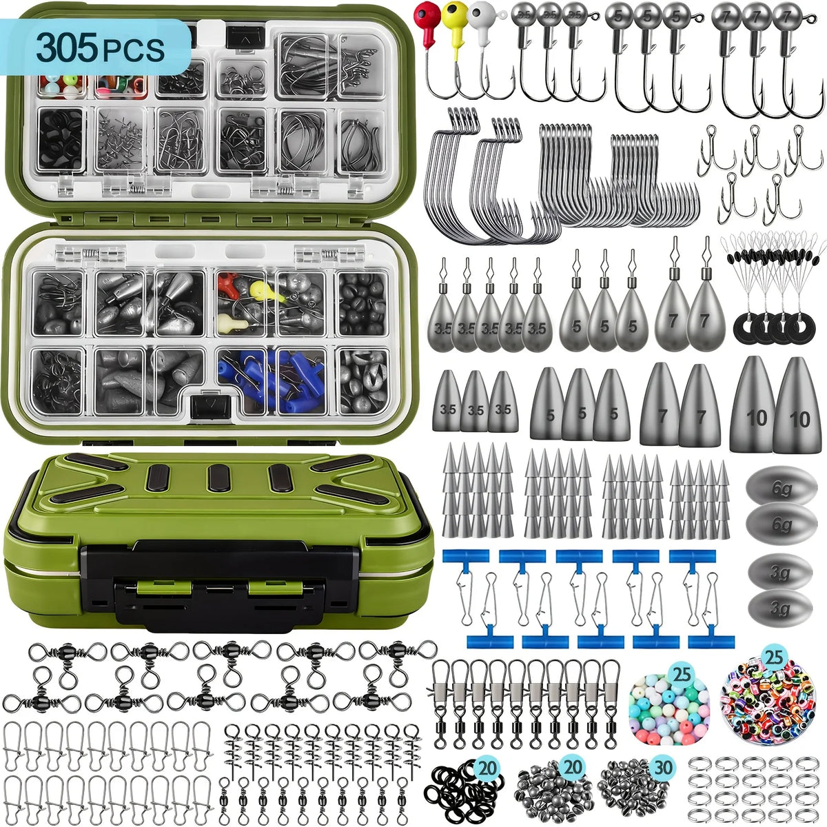 Kit D’Accessoires De Pêche Avec Boîte De Rangement — illustration 2 Image