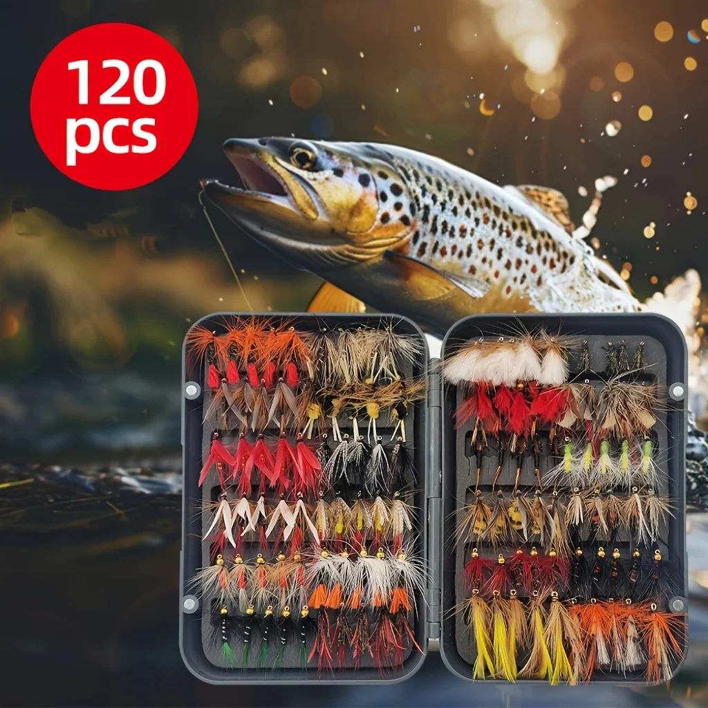 Kit De 120 Mouches De Pêche à La Mouche — photo 6