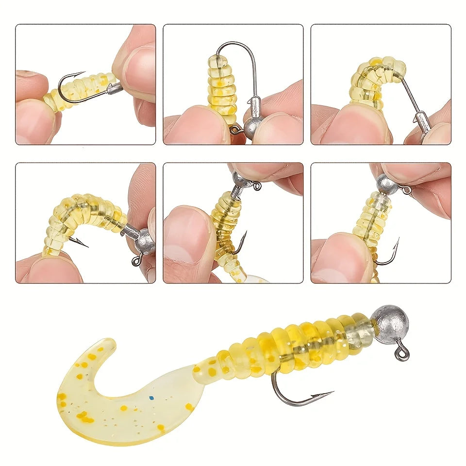 Kit De 55 Hameçons De Tête Plombée Avec Boîte — photo 4
