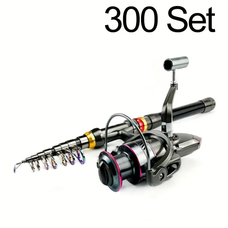 Kit De Canne À Pêche Télescopique En Fibre De Carbone — Canne 3,0 m + Moulinet 5000, photo 11