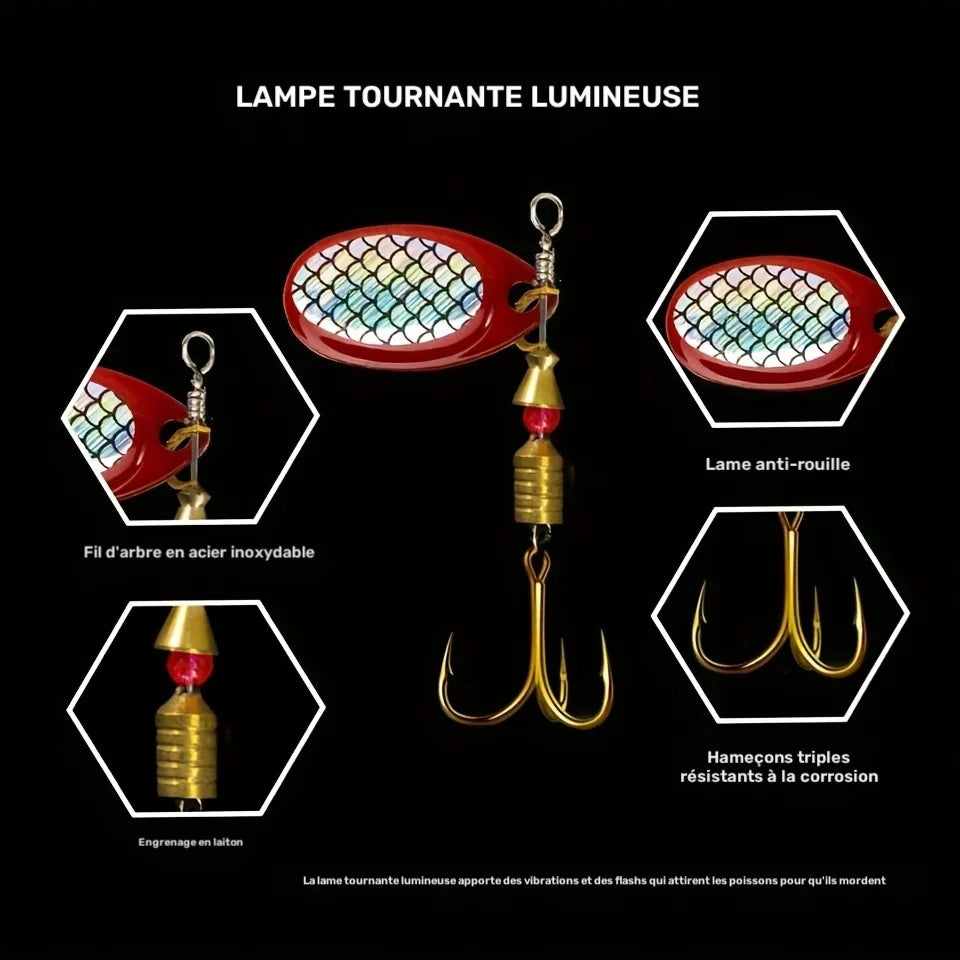 Kit De Leurres À Plumes Avec Boîte 10 Pièces — photo 5