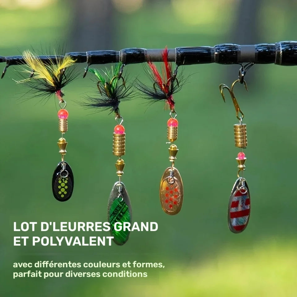 Kit De Leurres À Plumes Avec Boîte 10 Pièces — photo 6