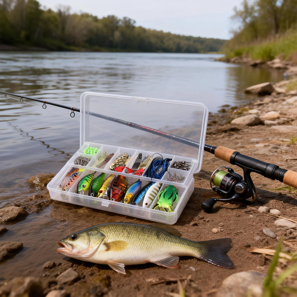 Kit De Leurres De Pêche Avec Boîte De Rangement — photo 5