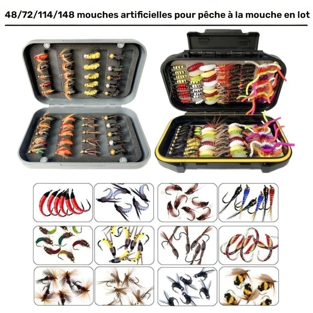 Kit De Mouches Assorties Pour Pêche À La Truite — photo 2