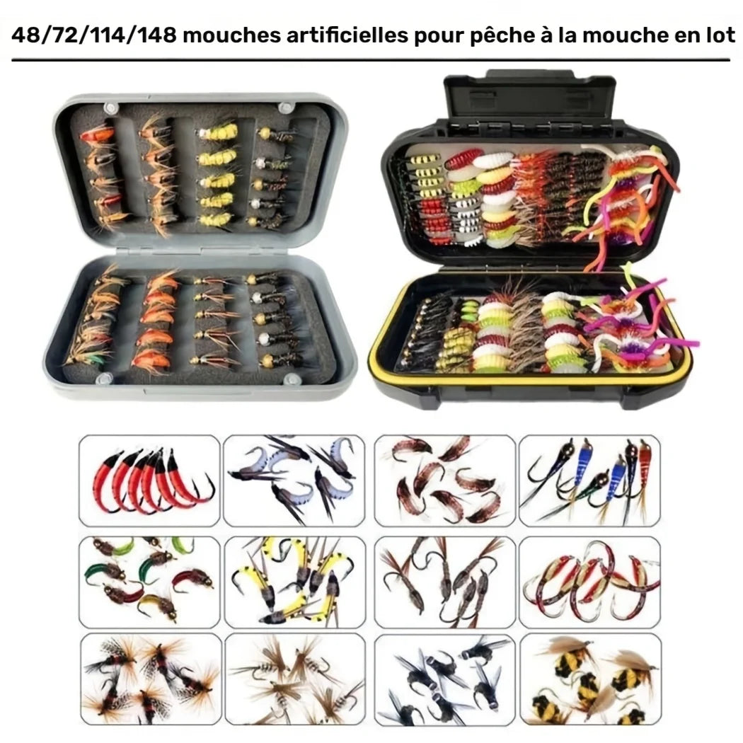 Kit De Mouches Assorties Pour Pêche À La Truite — photo 2