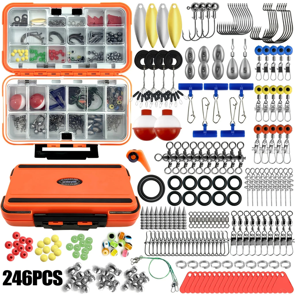 Kit De Pêche Avec Boîte D’Accessoires — Kit Pêche 246 Pièces, photo 4