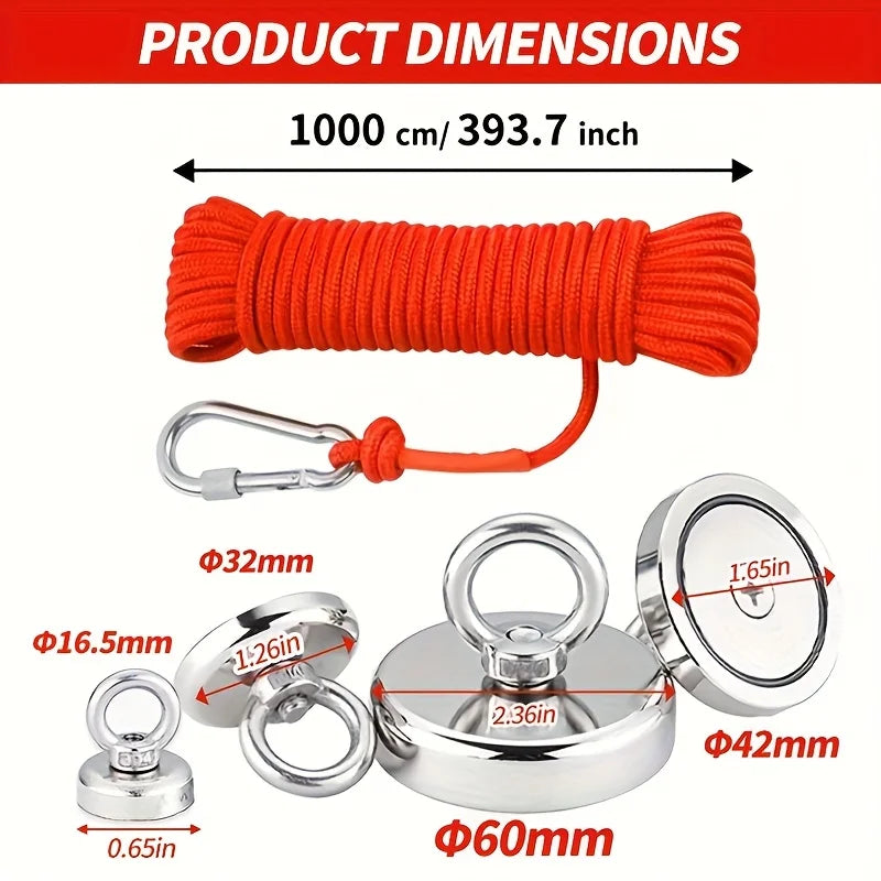 Kit De Récupération Magnétique Avec Corde 10 M — photo 5