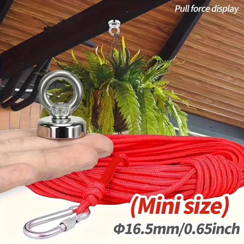 Kit De Récupération Magnétique Avec Corde 10 M — Diamètre 16,5 mm + Corde 10 m, photo 10