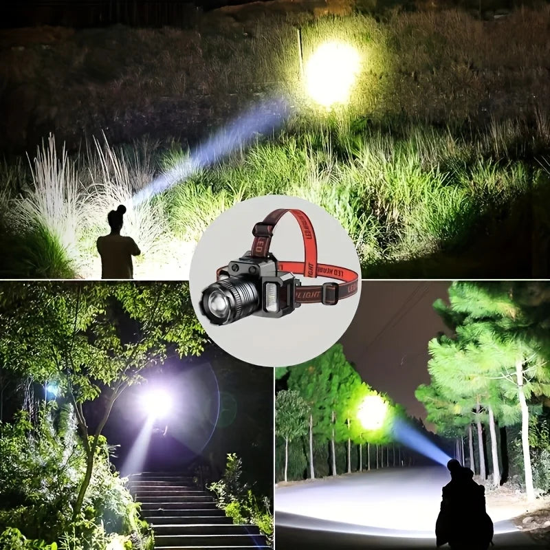 Lampe Frontale LED Rechargeable avec Détecteur — photo 8