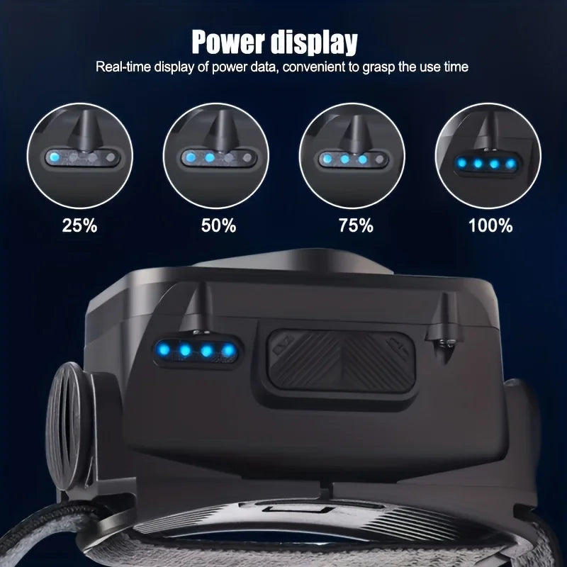 Lampe Frontale LED Rechargeable USB Réglable — photo 8