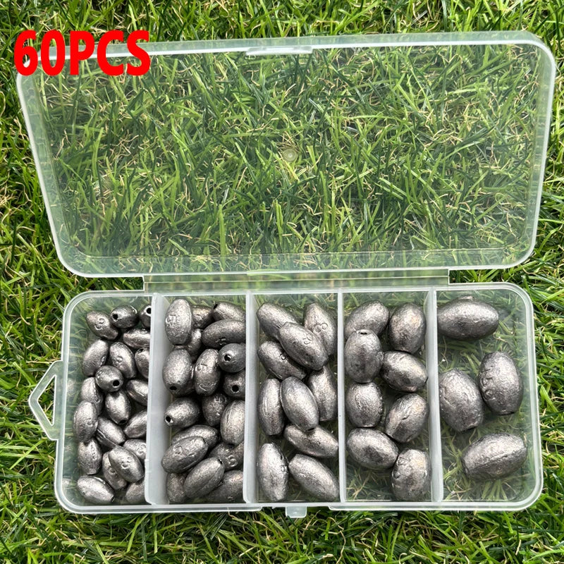 Lests De Pêche Creux Olive 60 Pièces