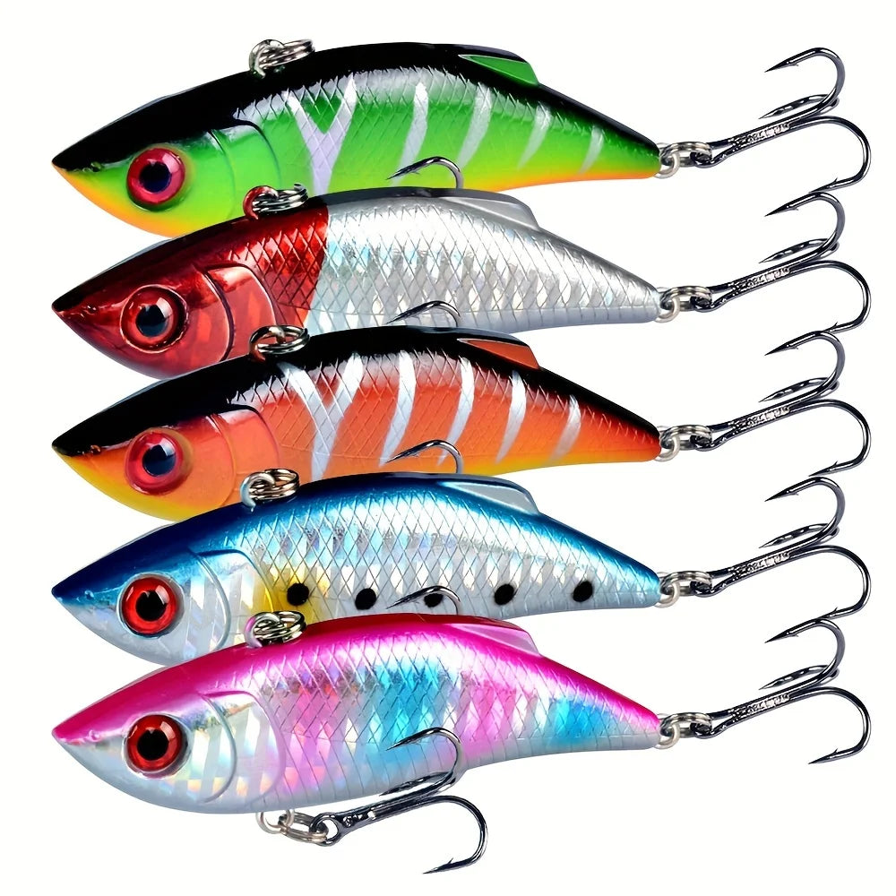 Leurre Crankbait Sans Lèvre 5 Pièces