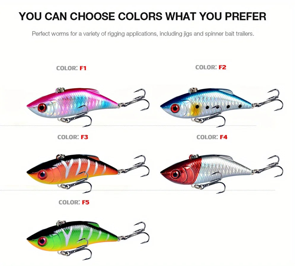 Leurre Crankbait Sans Lèvre 5 Pièces — photo 11