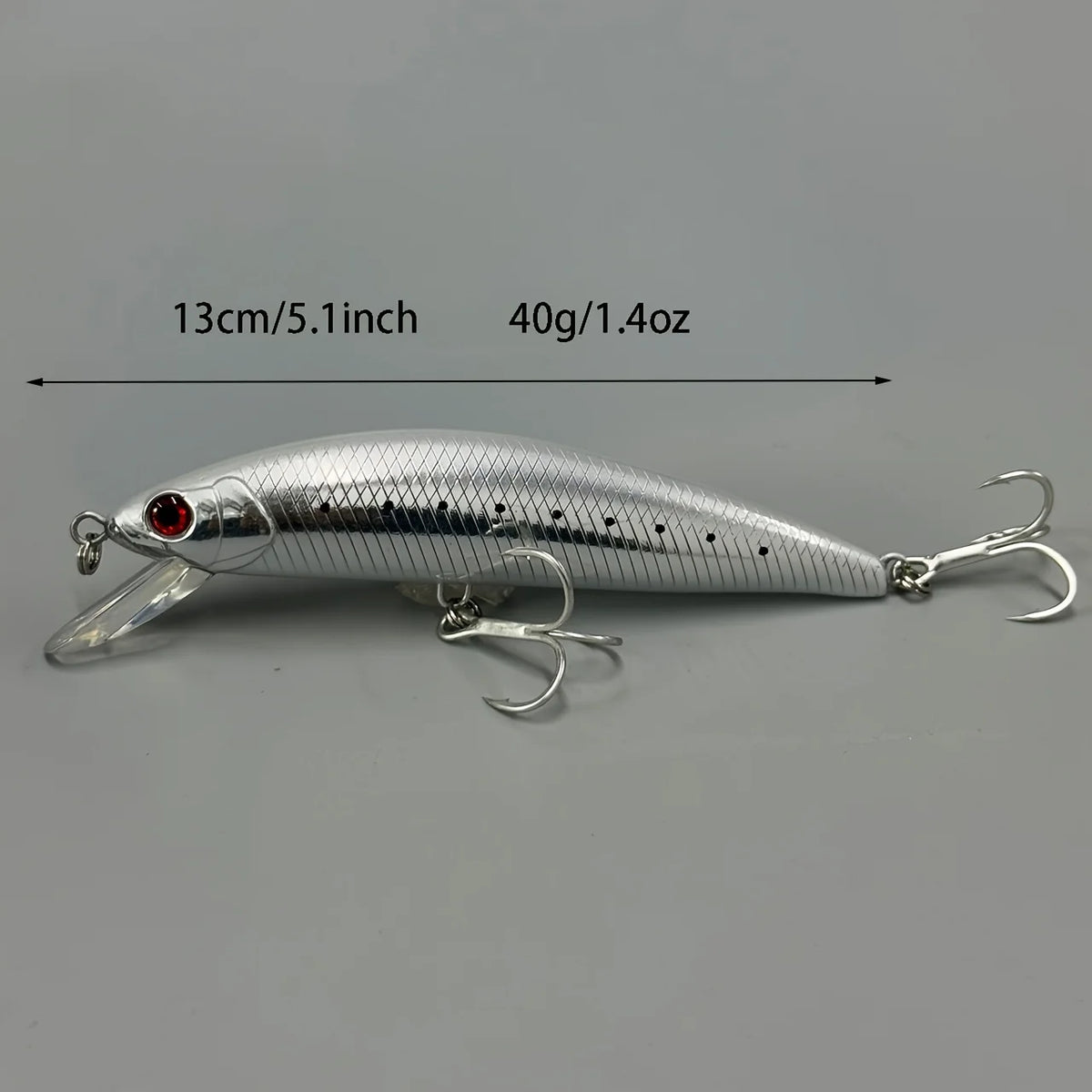 Leurre de Pêche à Longue Portée 40 g Réfléchissant — photo 6