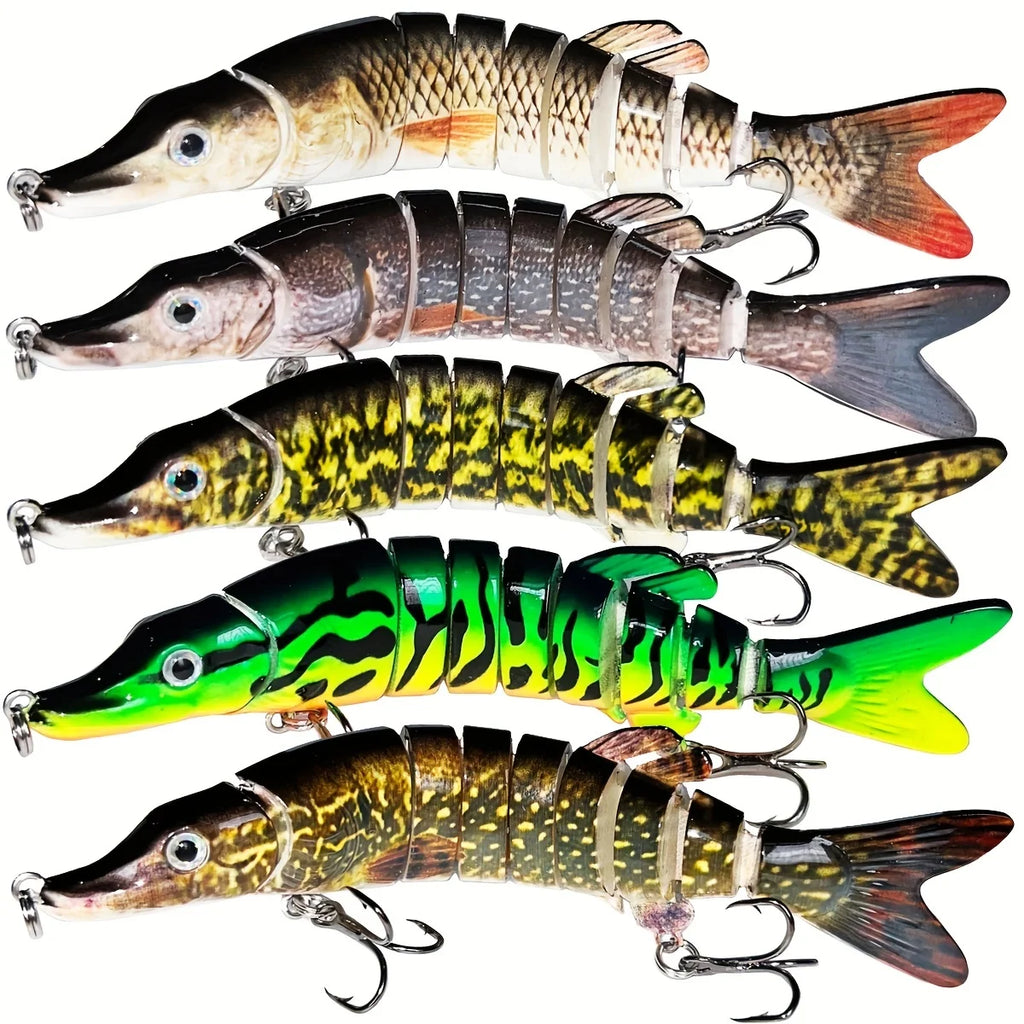 Leurre de Pêche Articulé à Plusieurs Segments