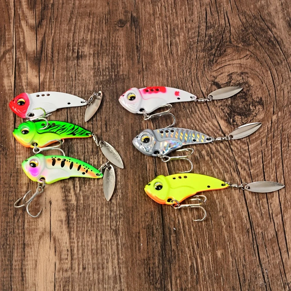 Leurre De Pêche Métal VIB 6 Pièces — photo 2