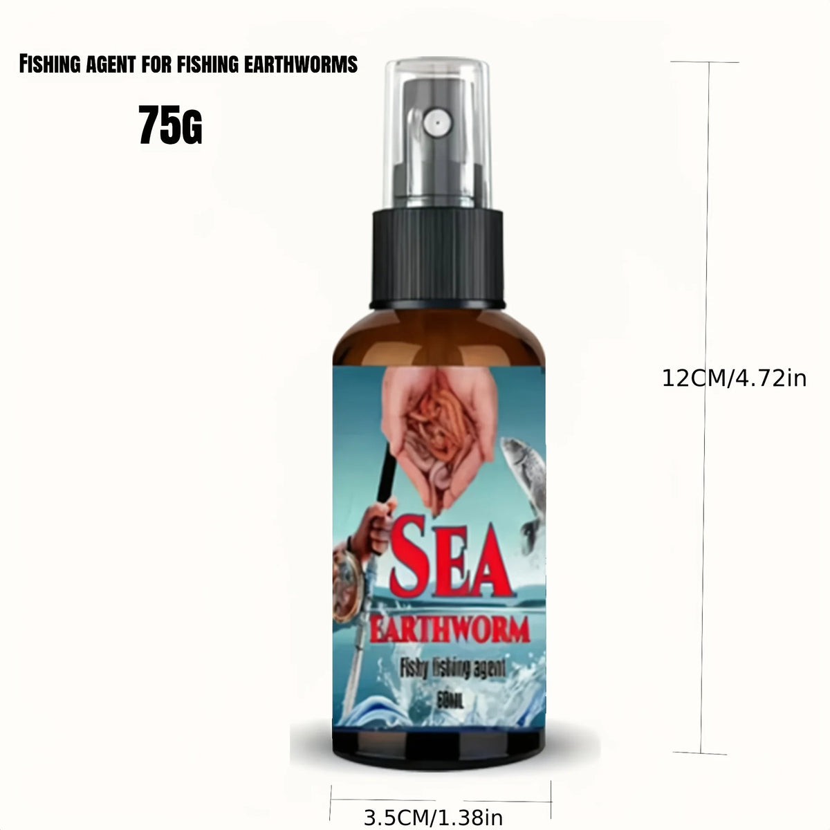 Leurre de Pêche Parfumé Rouge en PVC — photo 3