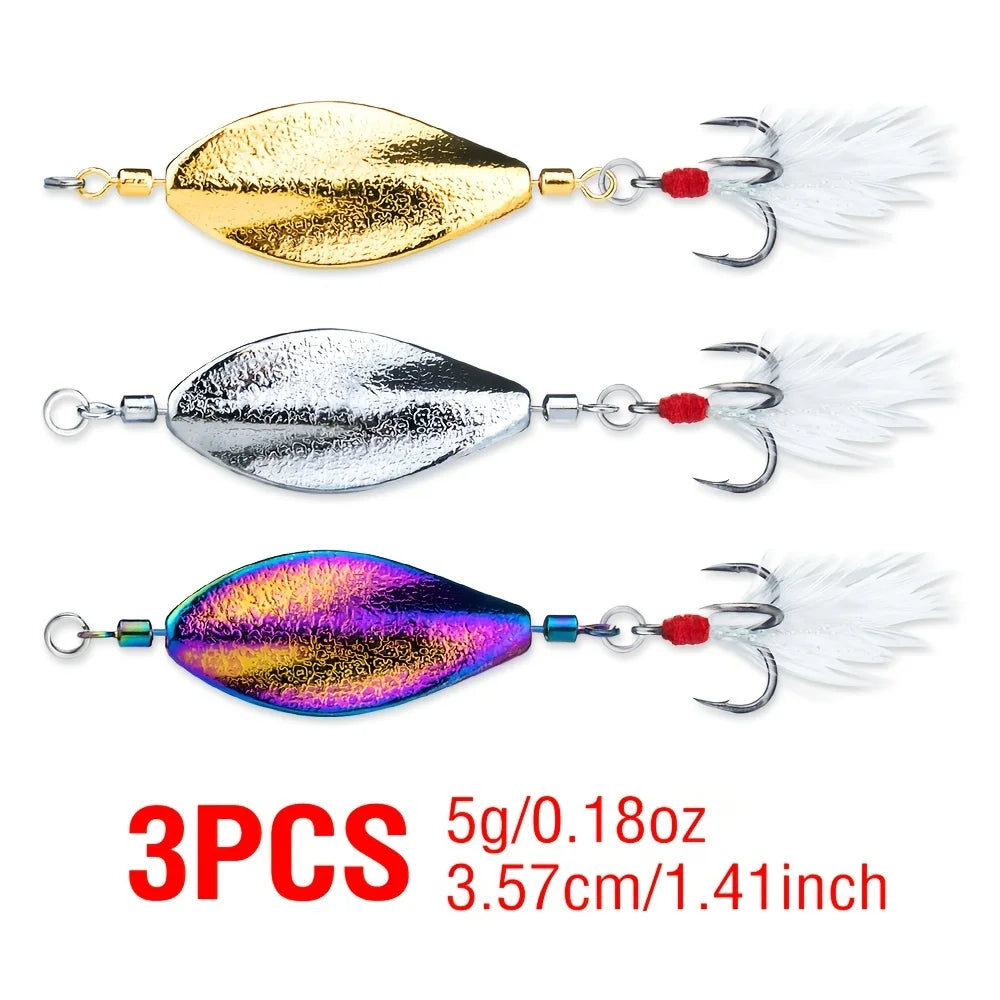 Leurre De Pêche Rotatif En Alliage De Zinc — photo 6