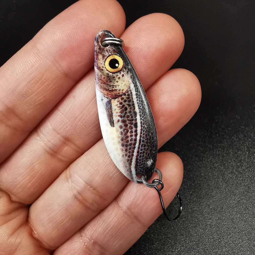 Leurre De Pêche Spinner En Métal 5 G — Leurre Poisson Noir Tacheté 1 Pièce, photo 3