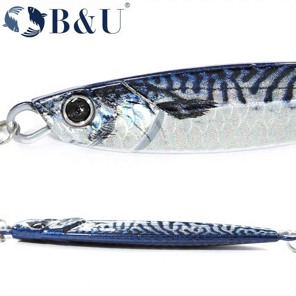 Leurre Métallique Rattle Jig pour Pêche en Mer