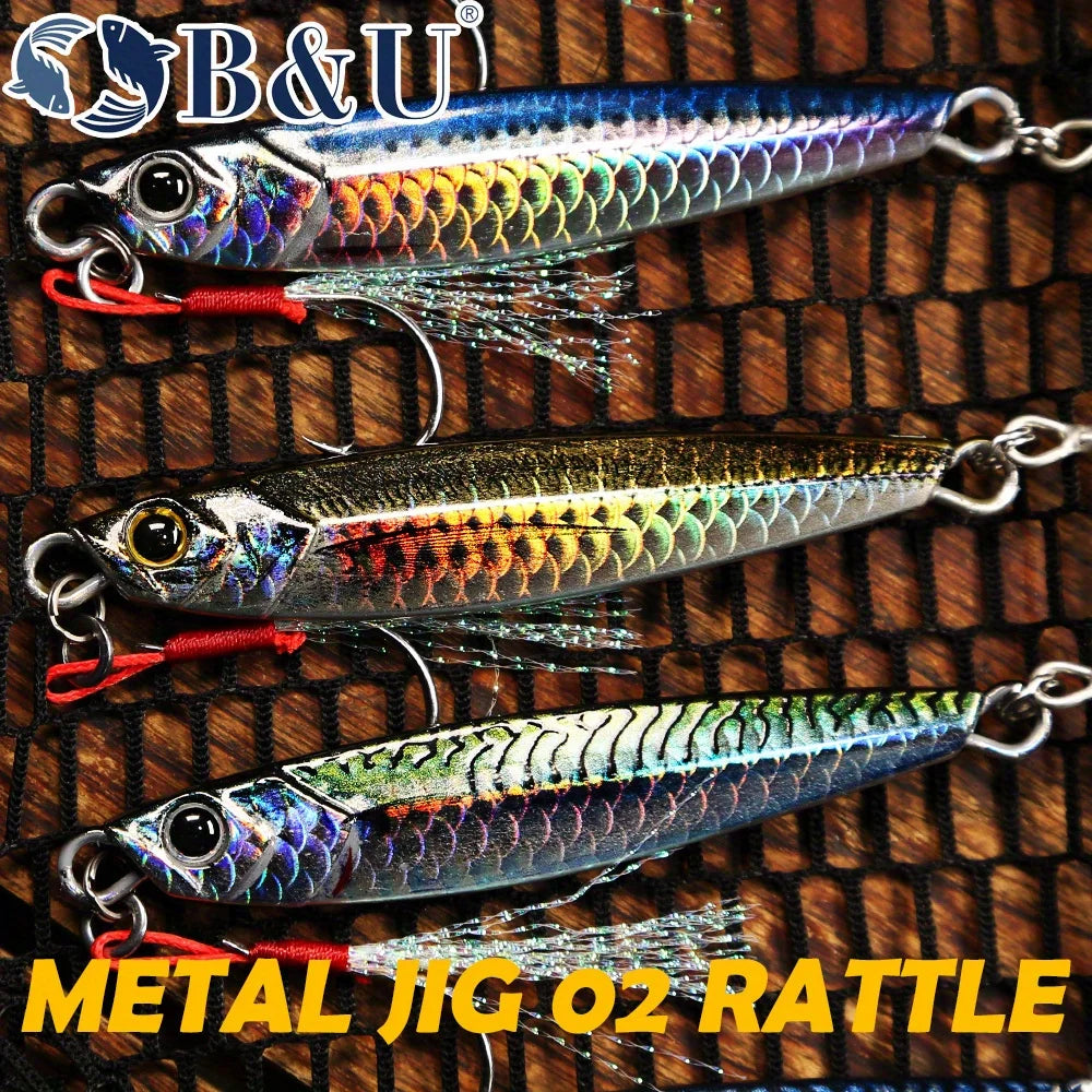 Leurre Métallique Rattle Jig pour Pêche en Mer — photo 14