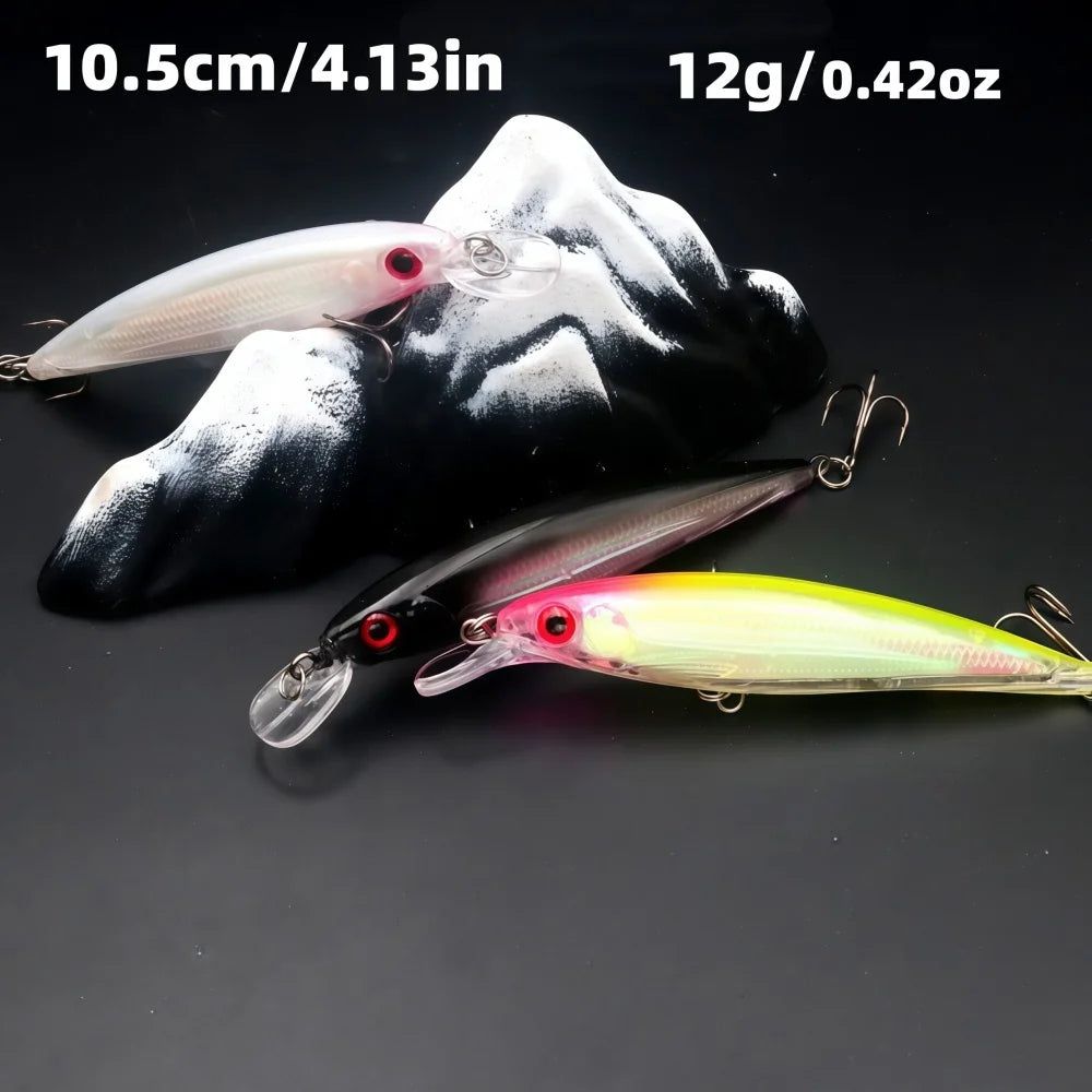 Leurre Minnow Flottant 10,5 Cm pour Pêche — photo 8