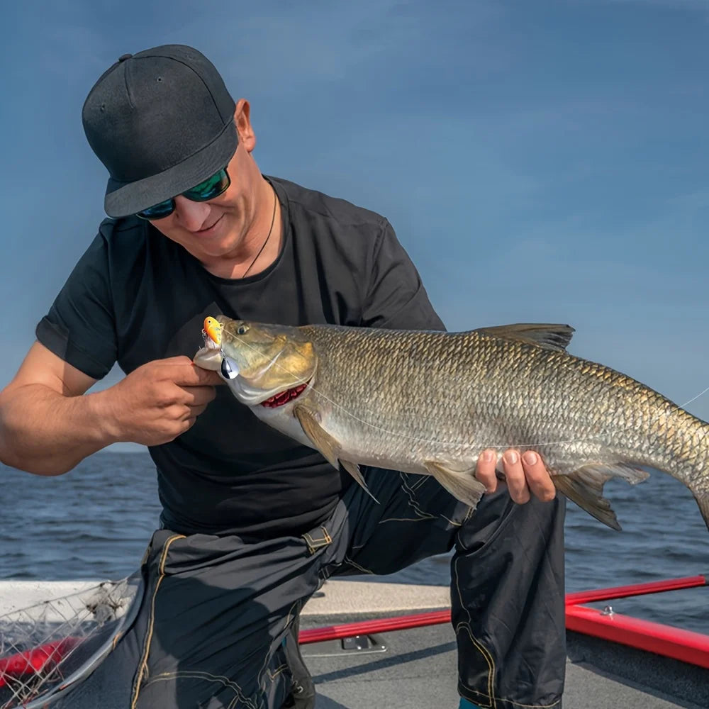 Leurre Rotatif Poisson Métal à Hameçons Vifs — photo 4