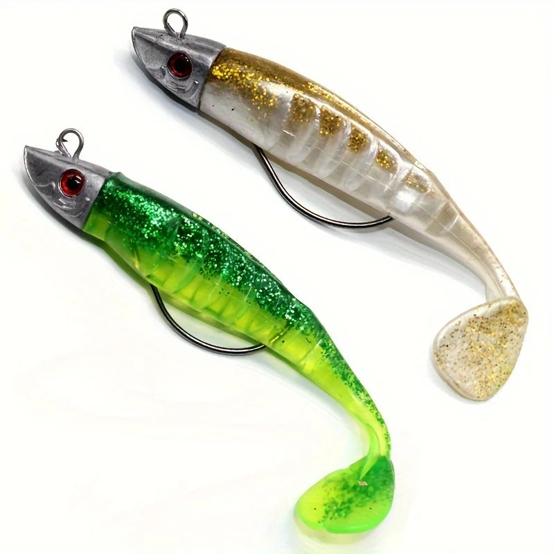Leurre Souple Bicolore en Forme de Poisson — photo 3