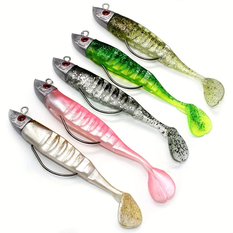 Leurre Souple Bicolore en Forme de Poisson — photo 13